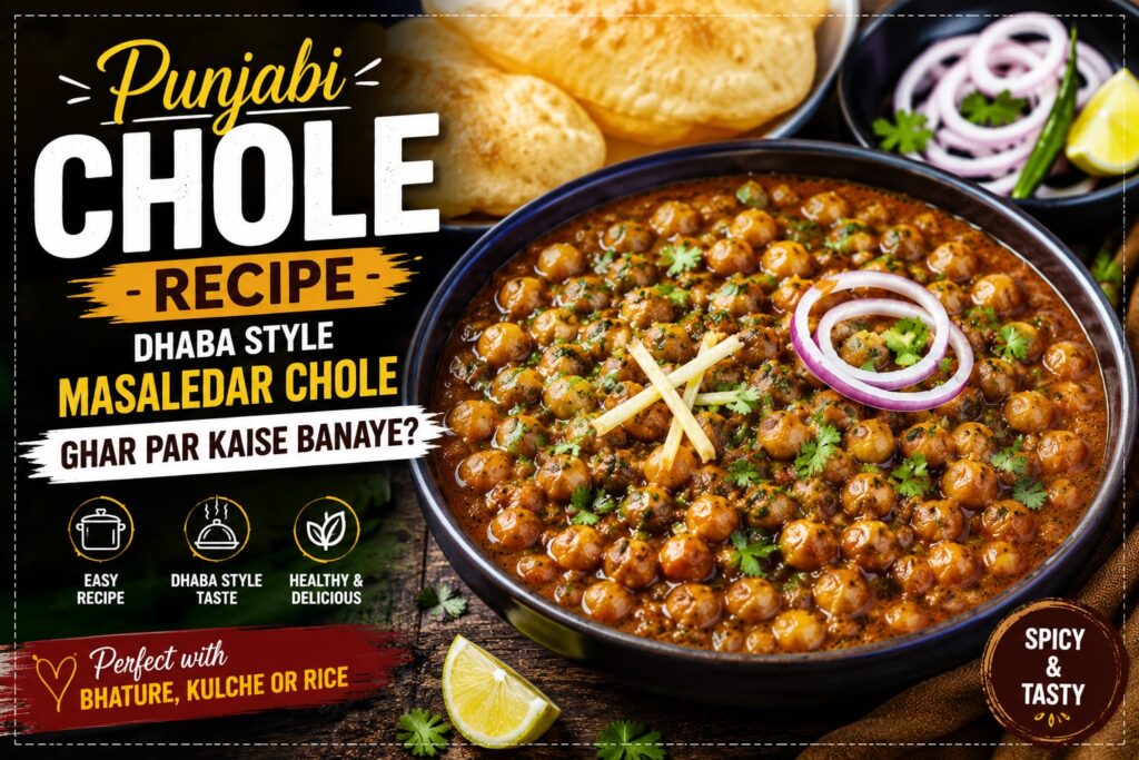 Punjabi Chole Recipe: Dhaba Style Masaledar Chole Ghar Par Kaise Banaye?