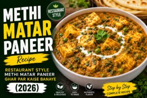Best Methi Matar Paneer Recipe | Easy Restaurant Style Delicious Methi Matar Paneer Ghar Par Kaise Banaye (2026)
